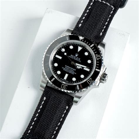 rolex submariner velcro strap|best strap for rolex submariner.